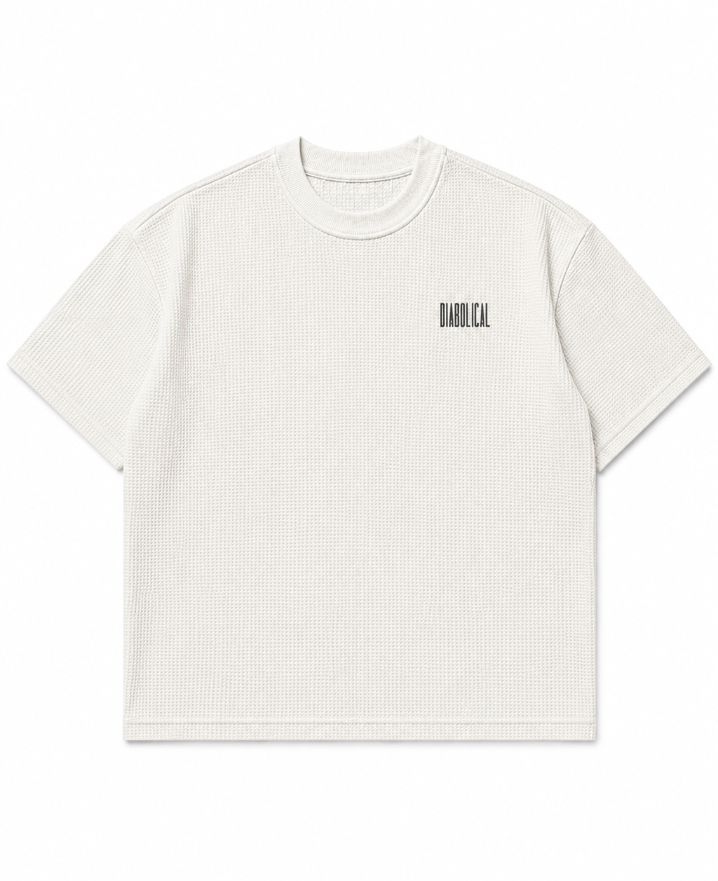 STILL HUMAN — Waffle Knit Oversized Tee