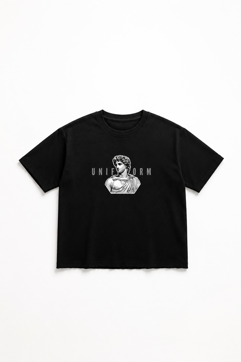 Uniform Oversized Tee – Black