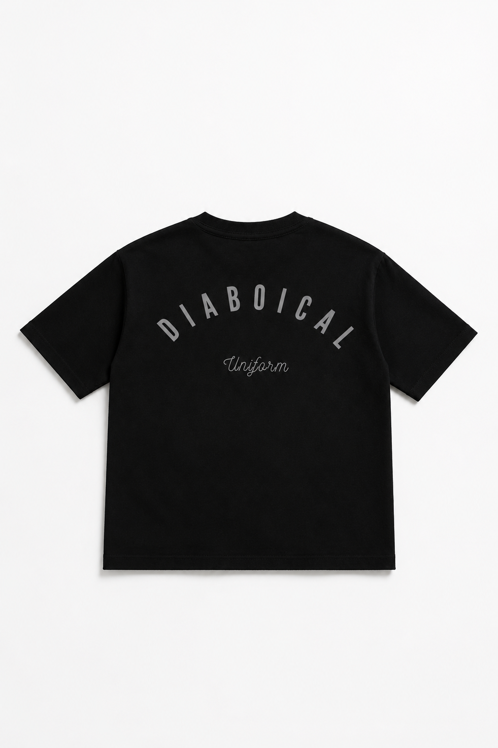 Uniform Oversized Tee – Black