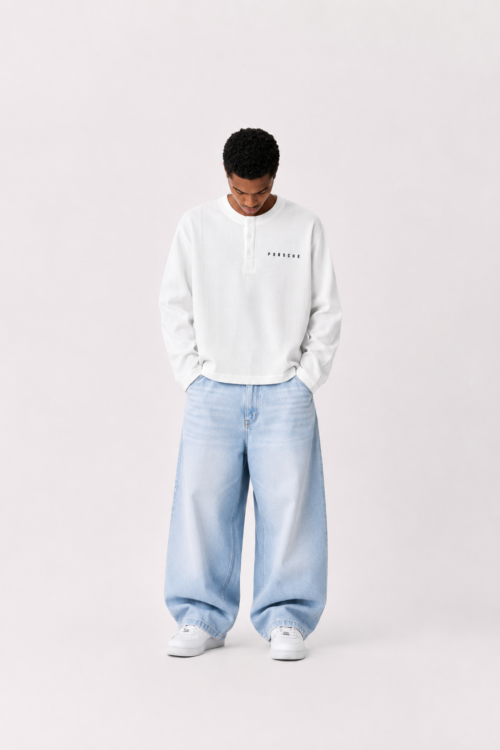 PORSCHE 911 WAFFLE KNIT TEE