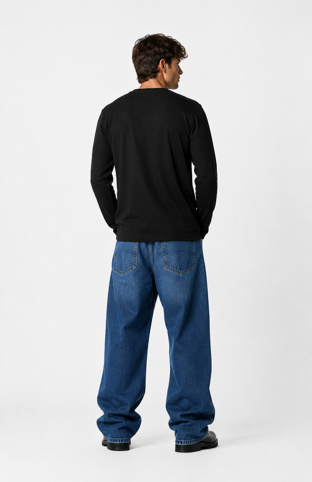NYPD WAFFLE KNIT TEE