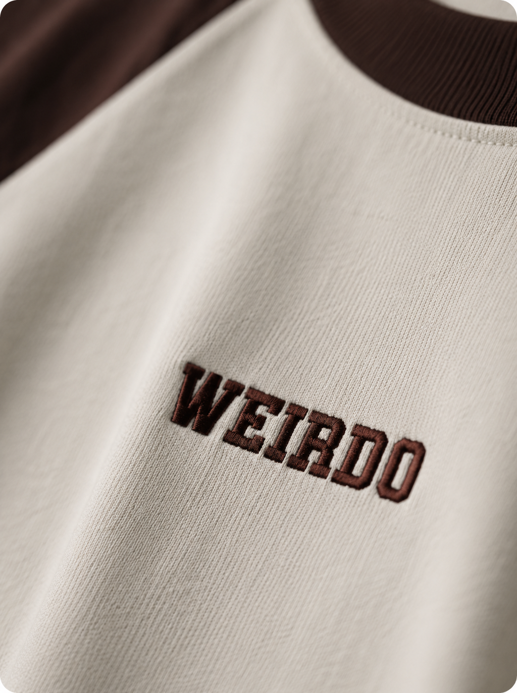 Wierdo Unisex Oversized Raglan