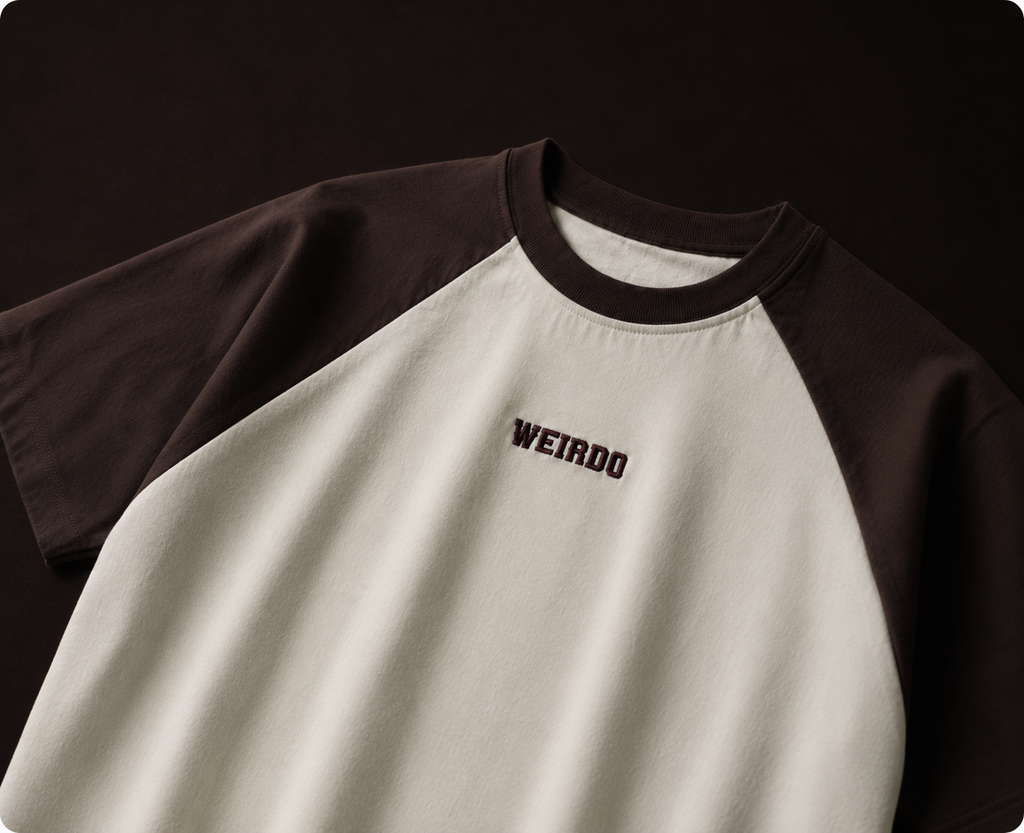 Wierdo Unisex Oversized Raglan