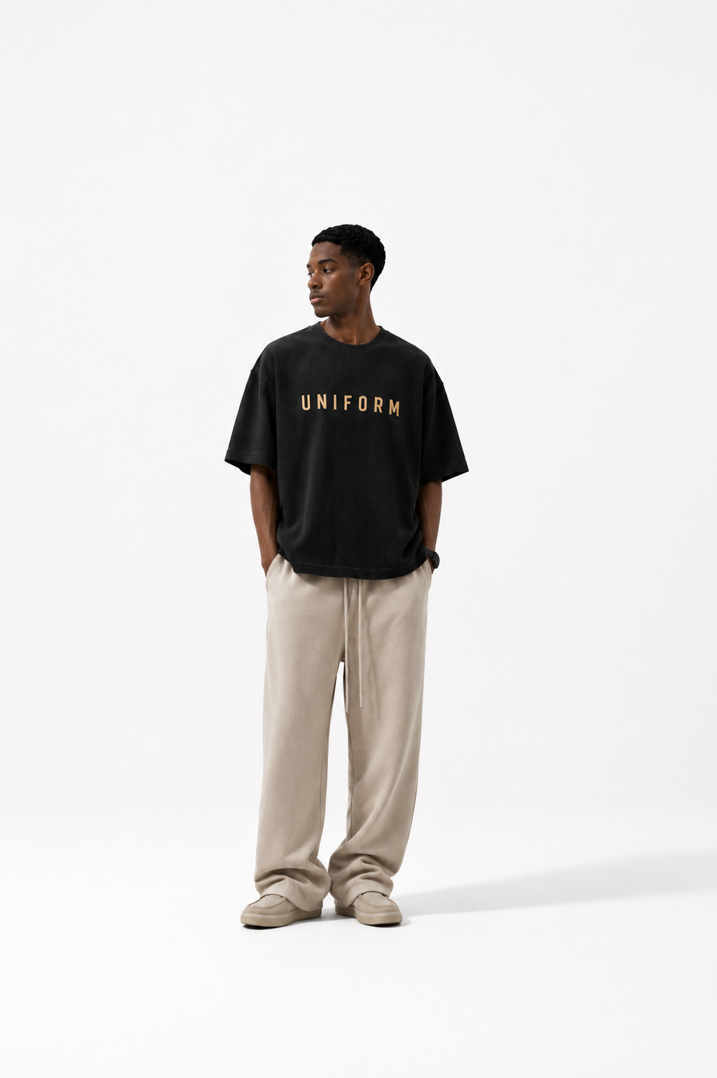 UNIFORM STATE 02 BLACK TEE