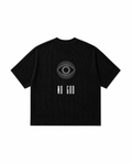 NO GOD Waffle Knit Tee