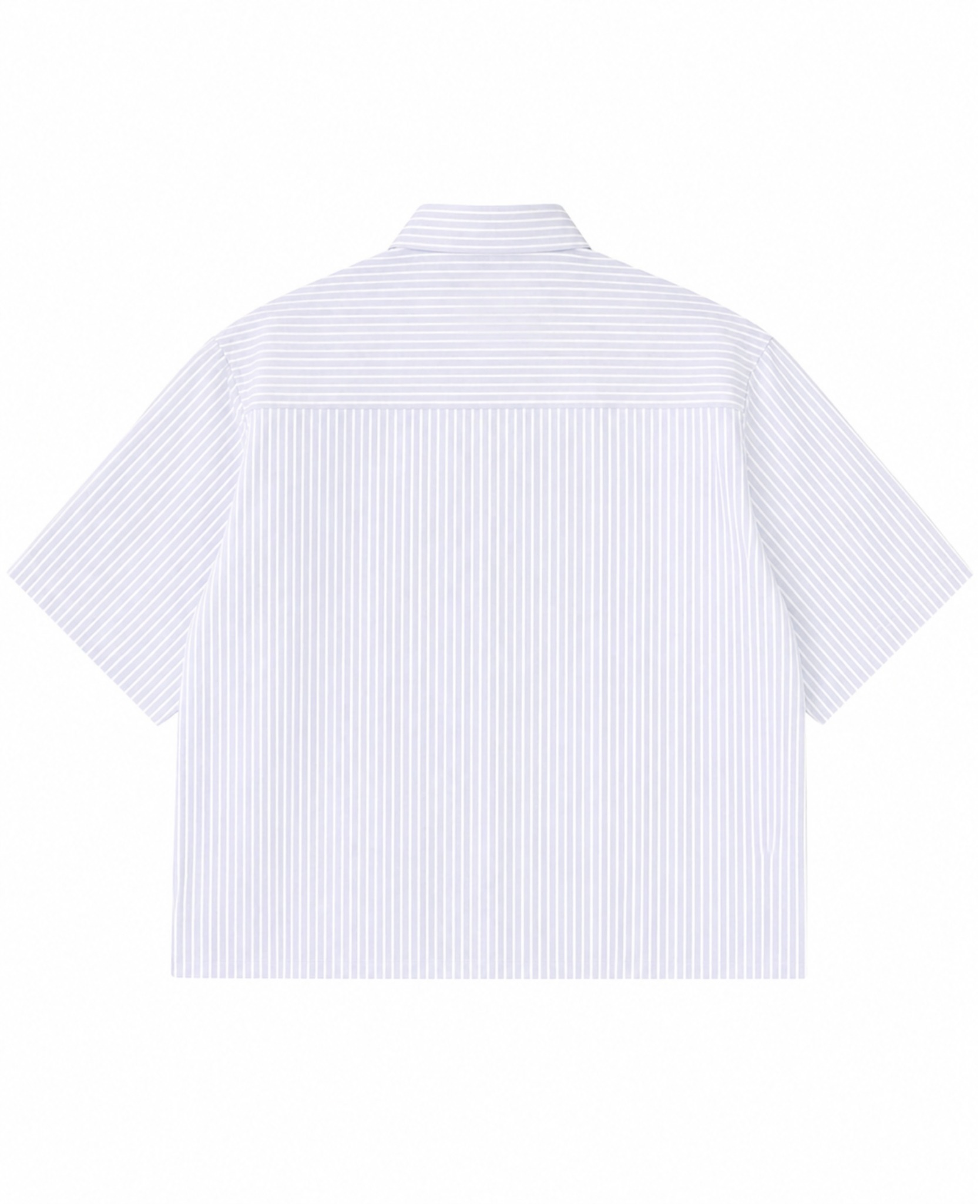 Blue Striped oxford Boxy fit Shirt
