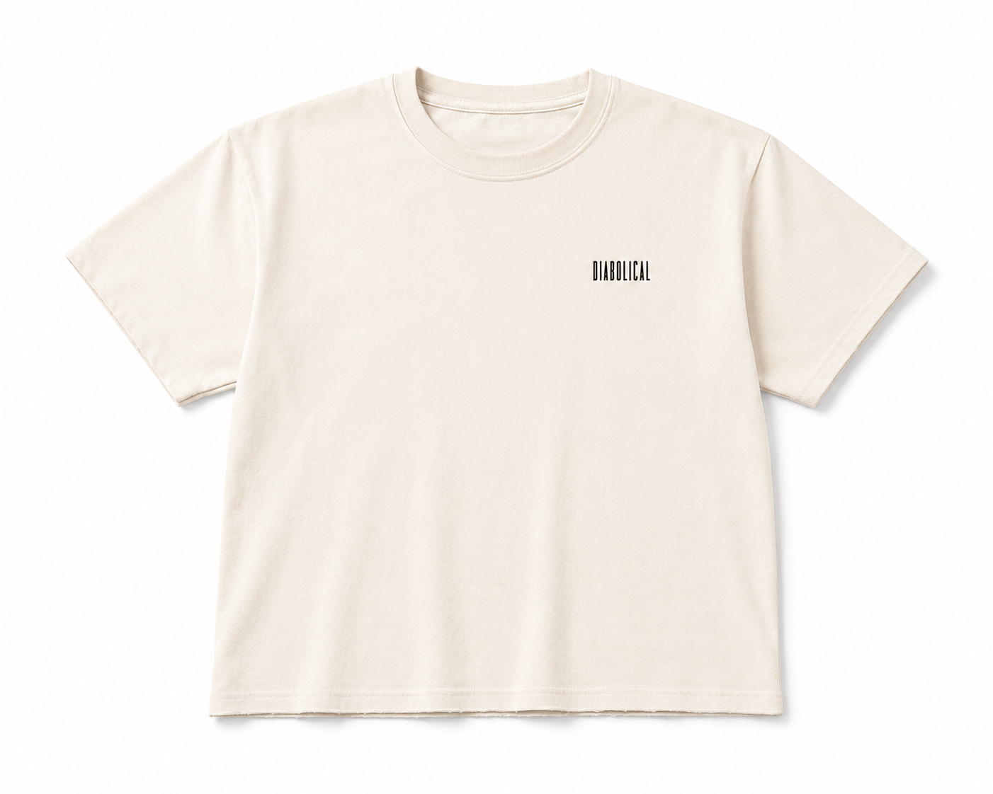 ESSENTIAL BEIGE BOXY TEE
