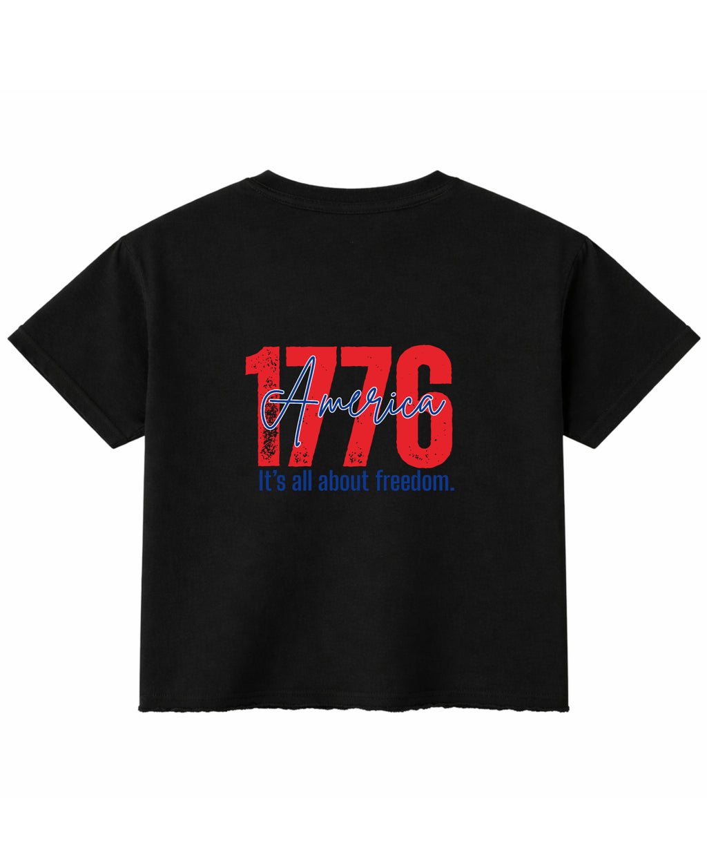 Black Boxy Fit T-shirt Back Design