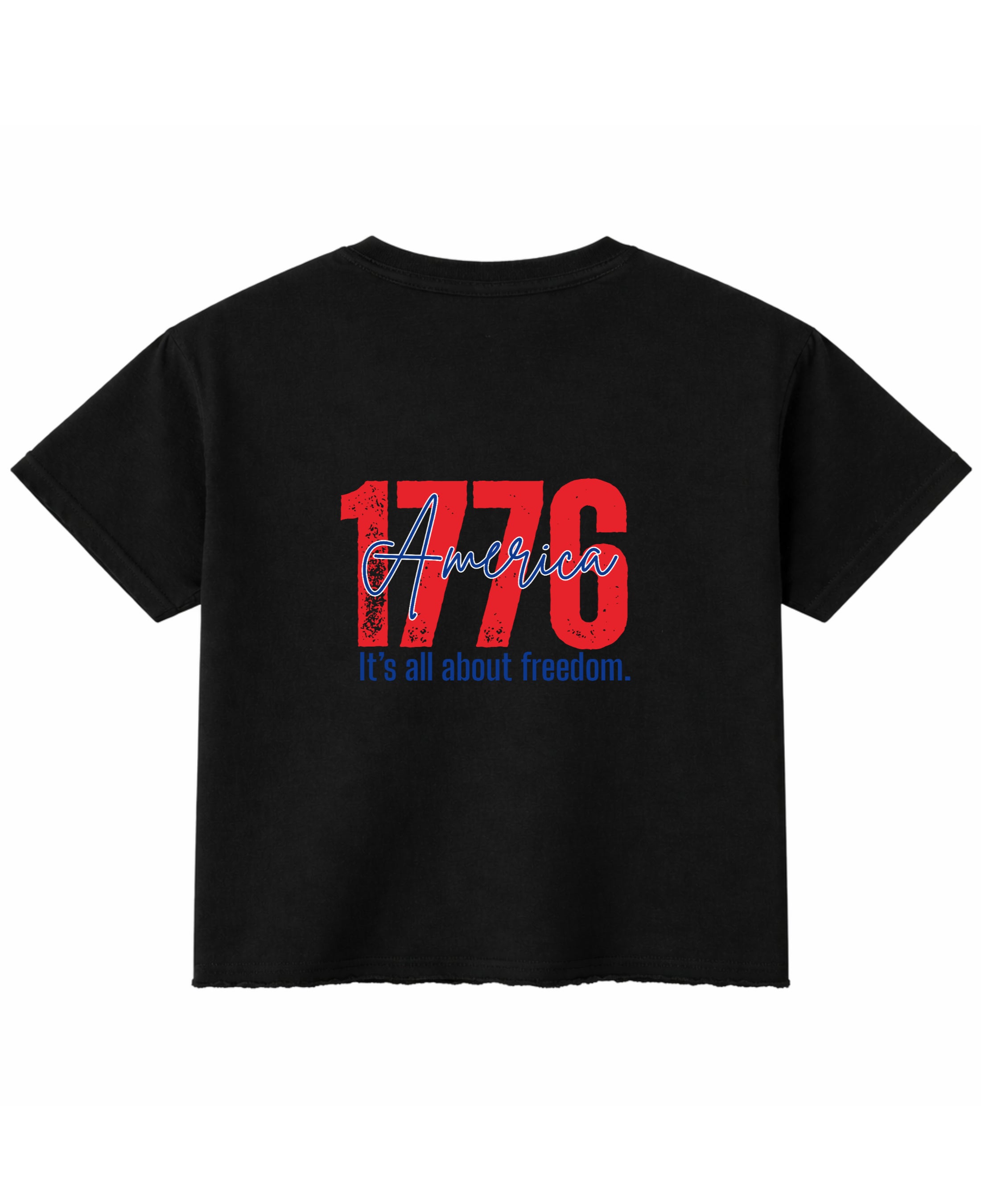 Black Boxy Fit T-shirt Back Design