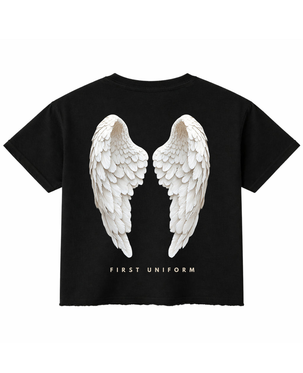 Black Boxy Fit T-shirt Back Design
