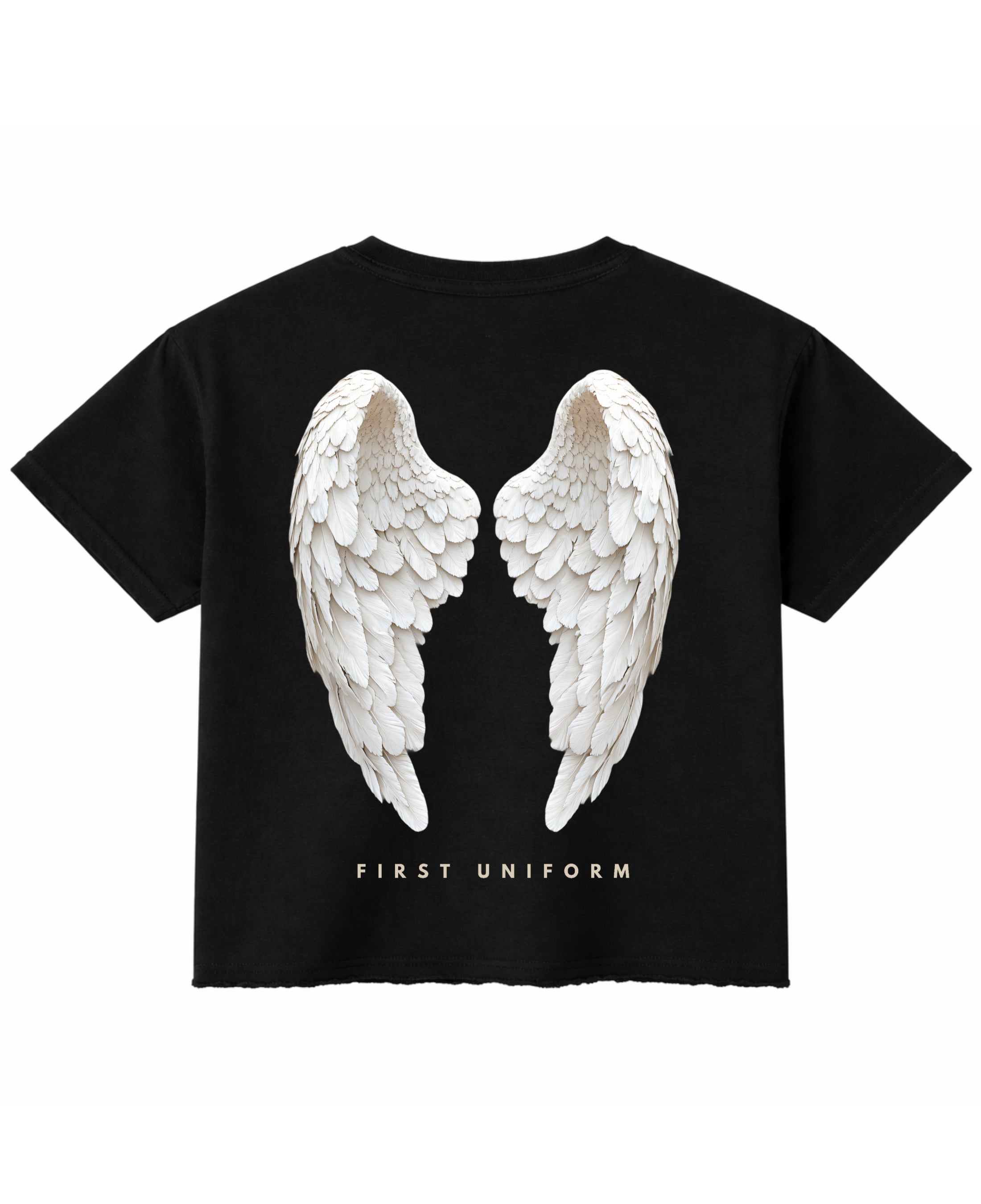 Black Boxy Fit T-shirt Back Design
