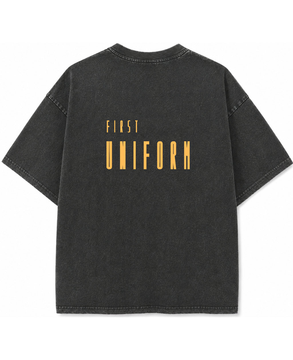 Vintage Fade Wash Oversized T-shirt Back Design