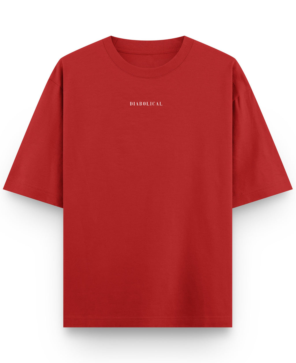 Red Oversized T-shirt Front Design