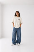 BREAKING OFF WHITE OVERSIZED TEE